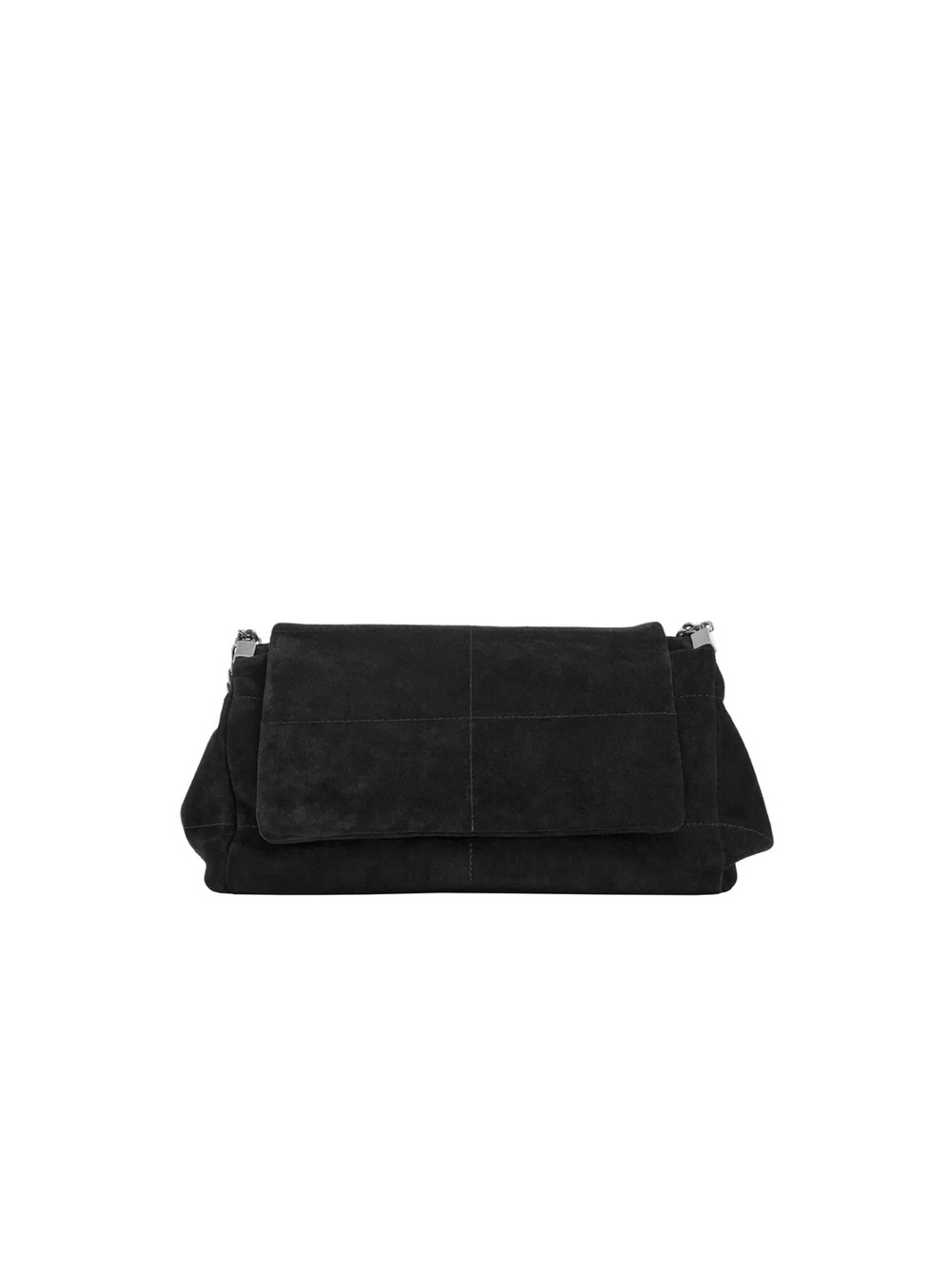 Zara Black Suede Shoulder Bag